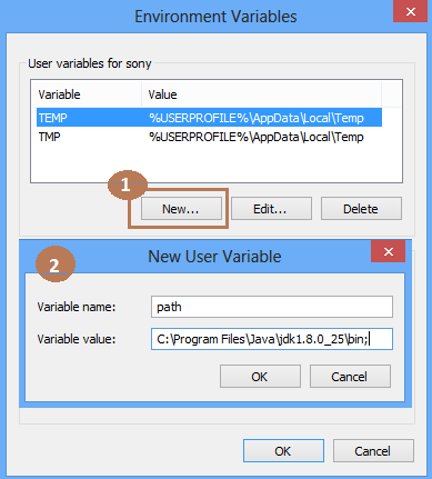 Adding Java PATH in Windows - prowessapps.com